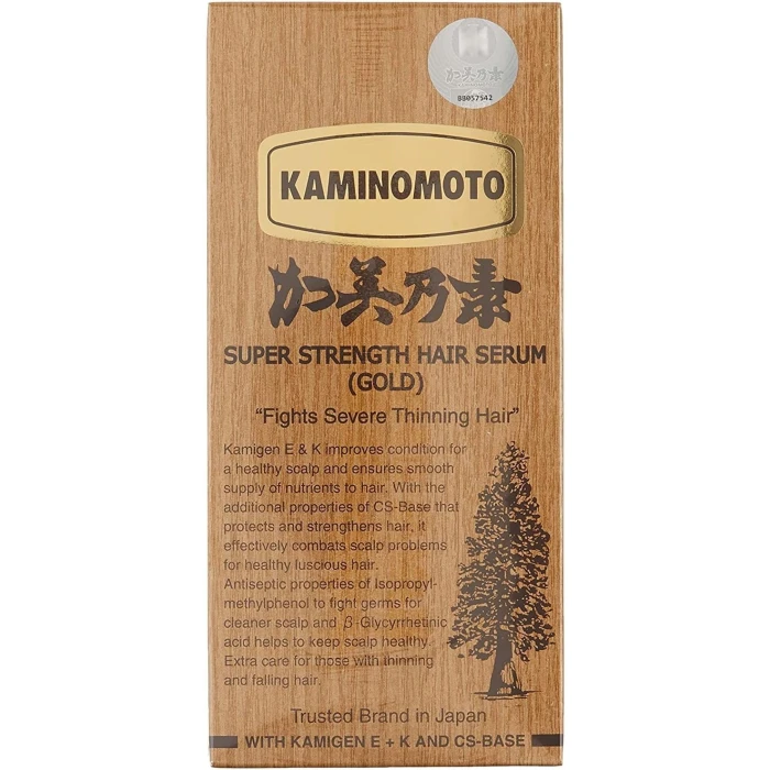Japan Kaminomoto Super Strength Hair Serum Tonic Gold Edition - 150ml